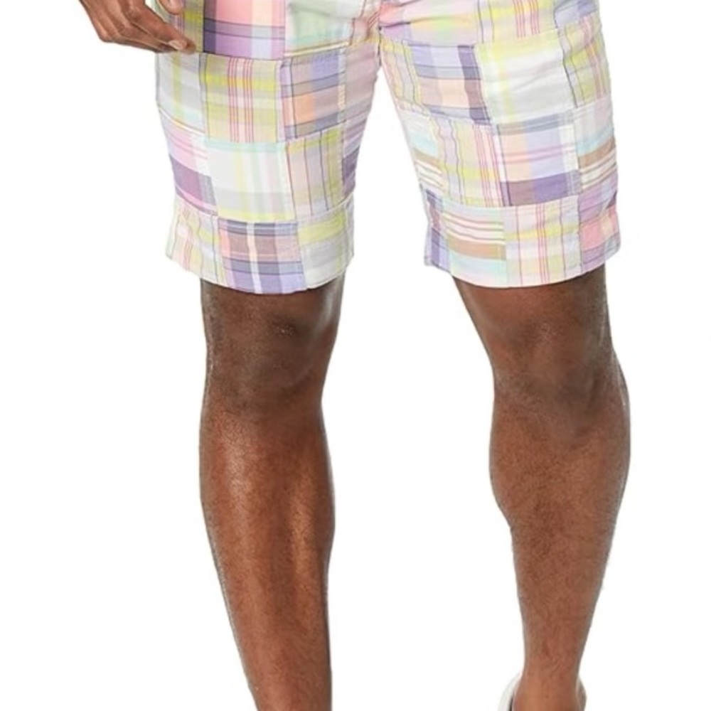 Brooks Brothers Men’s Cotton Patchwork Madras Shorts